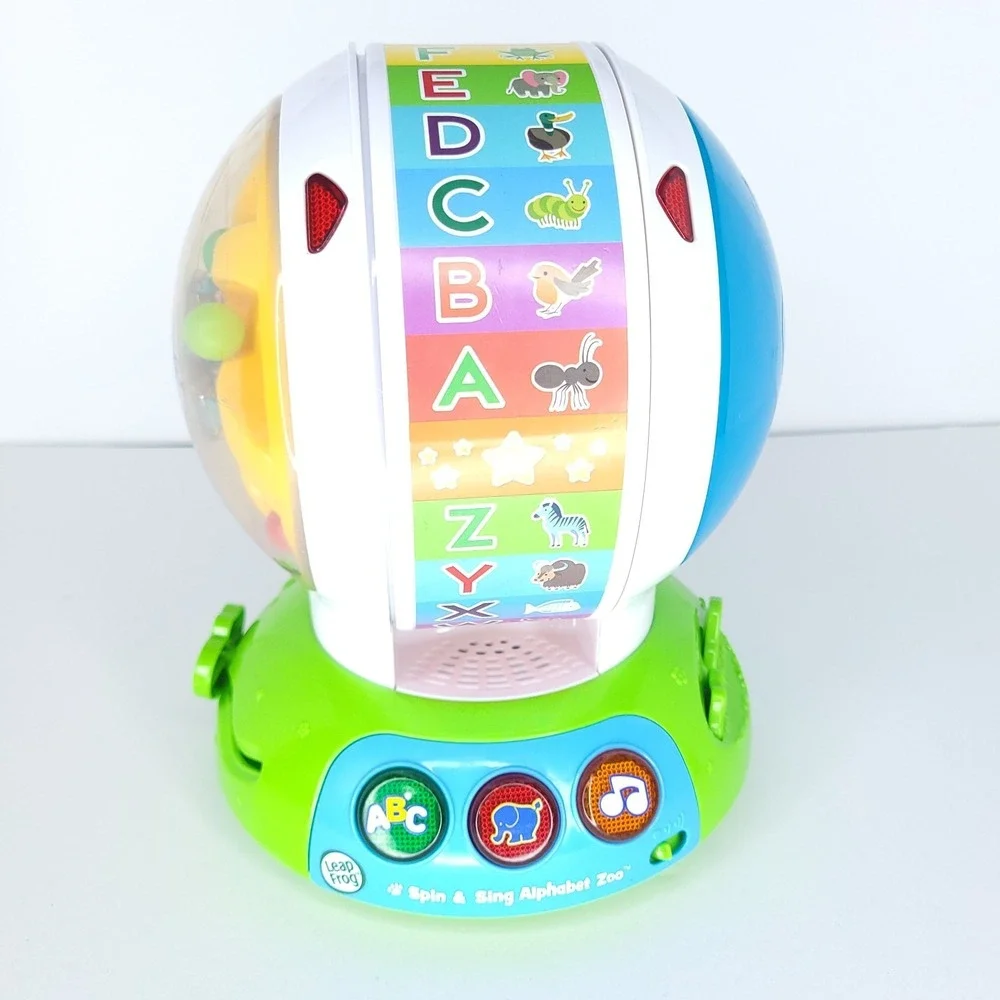 LeapFrog Spin and Sing Alphabet Zoo Interactive Toy Learning Tested And Works!